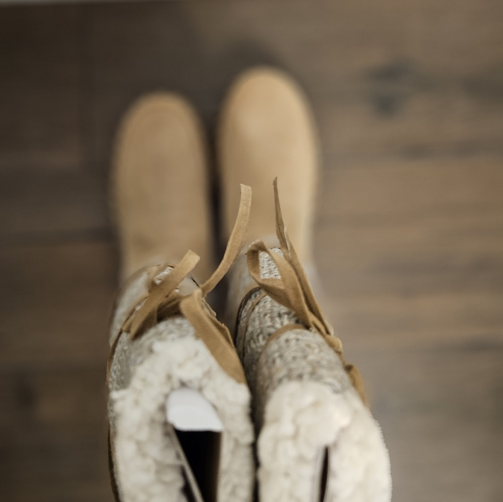 SOLD 💥 NEW 💫 Muk Luks Tall Boots - Sand Color Women's Size 10 - Picture 7 of 12